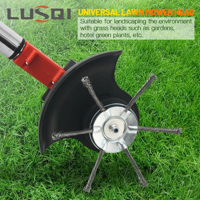 LUSQI ο ƿ ̾ ܵ Ʈ  6 Ϲ  귯  Lawnmower Brushcutter  ̳  1/2PC